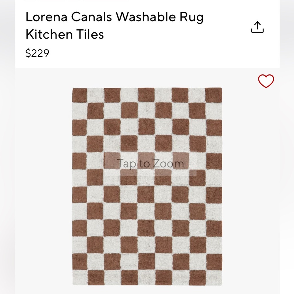 lorena Canals washable rug